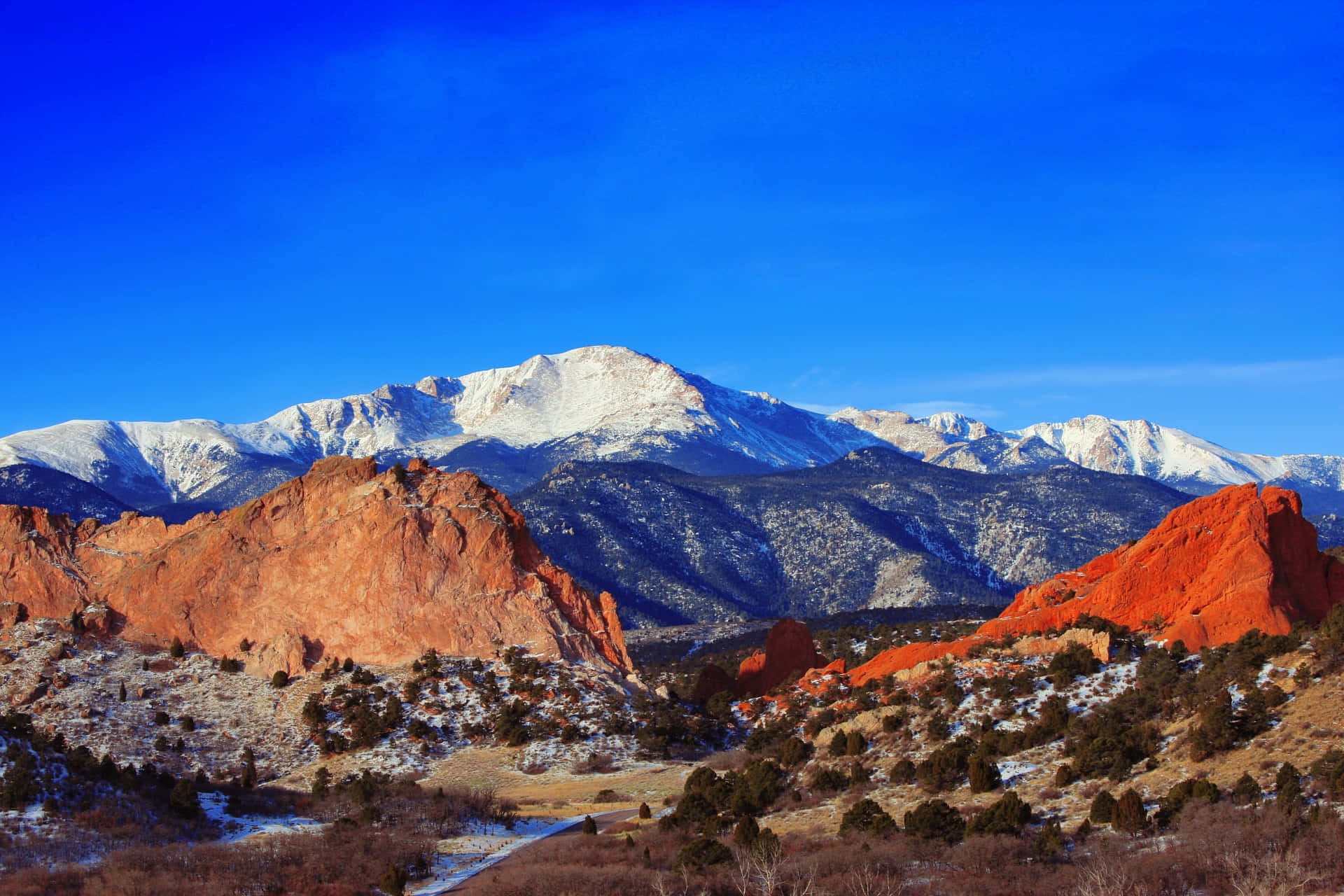 Breathtaking view of Colorado Mountains