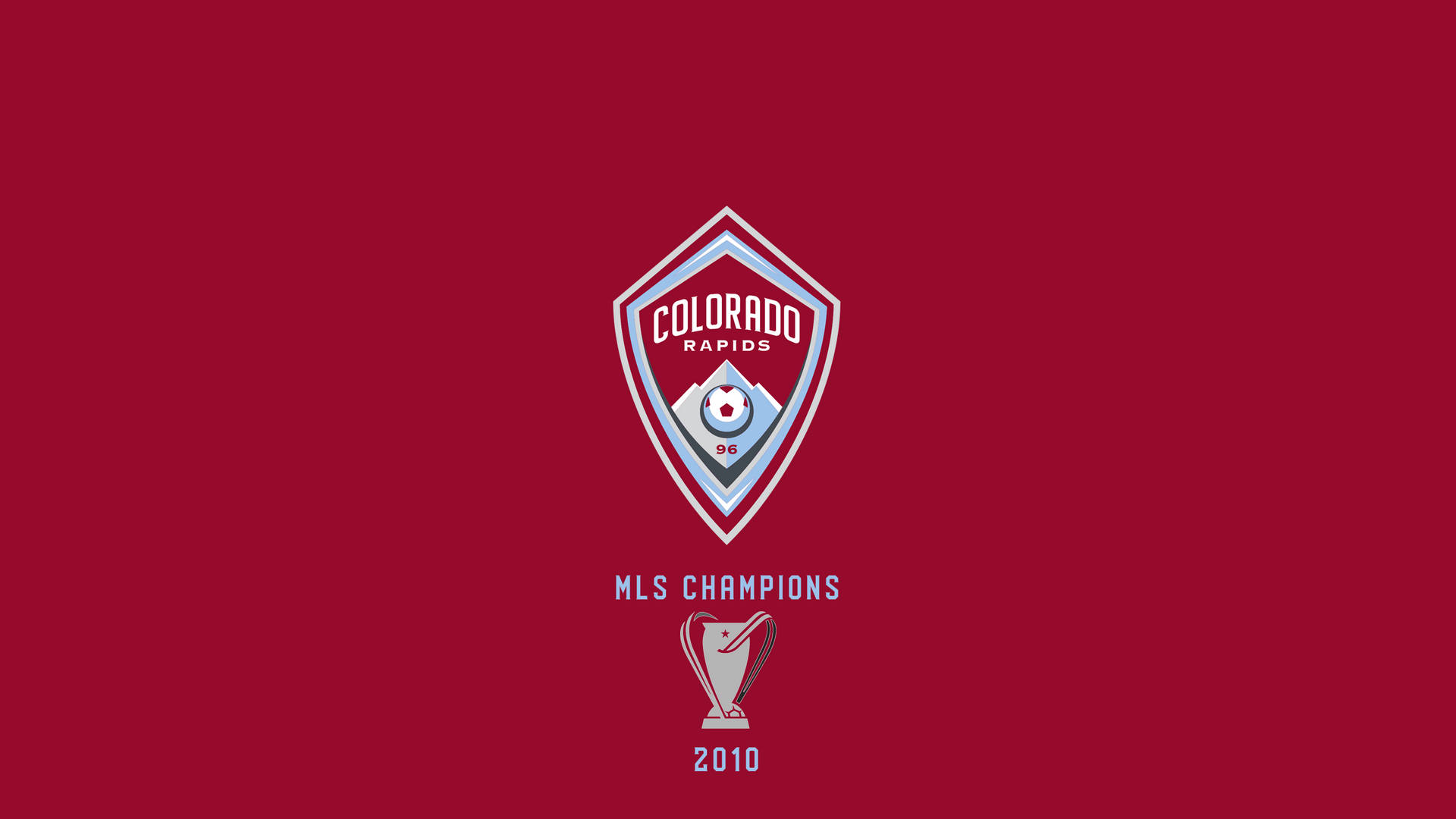 Colorado Rapids Bright Red Logo Wallpaper
