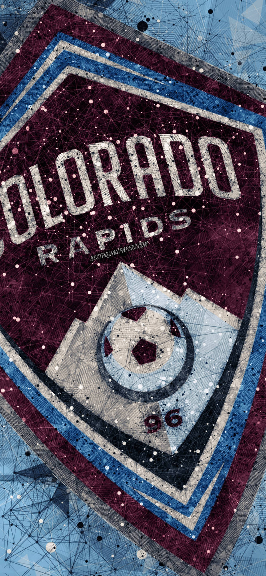 Colorado Rapids Digital Art Logo Wallpaper