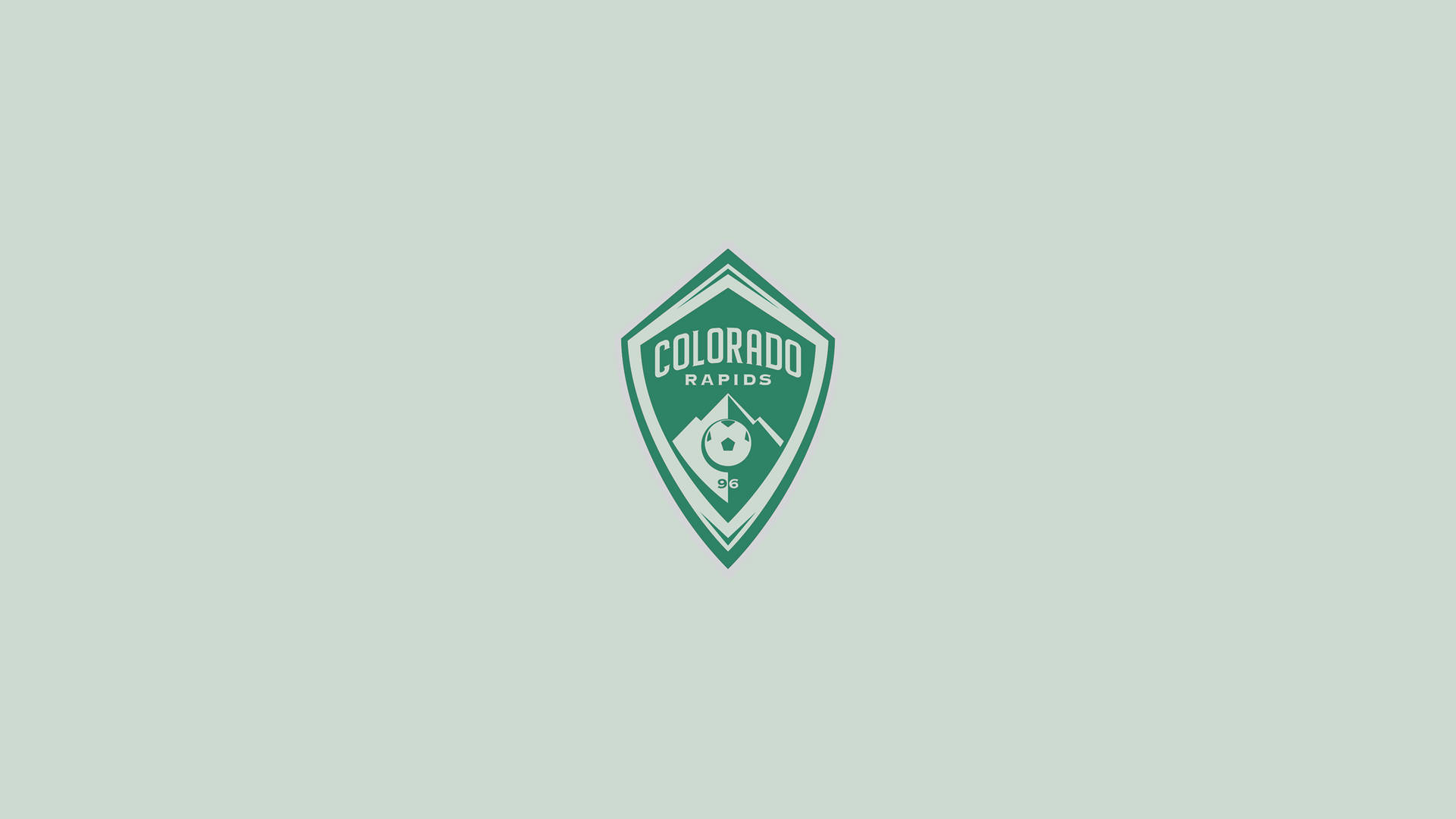 Coloradorapids Grünes Logo Wallpaper