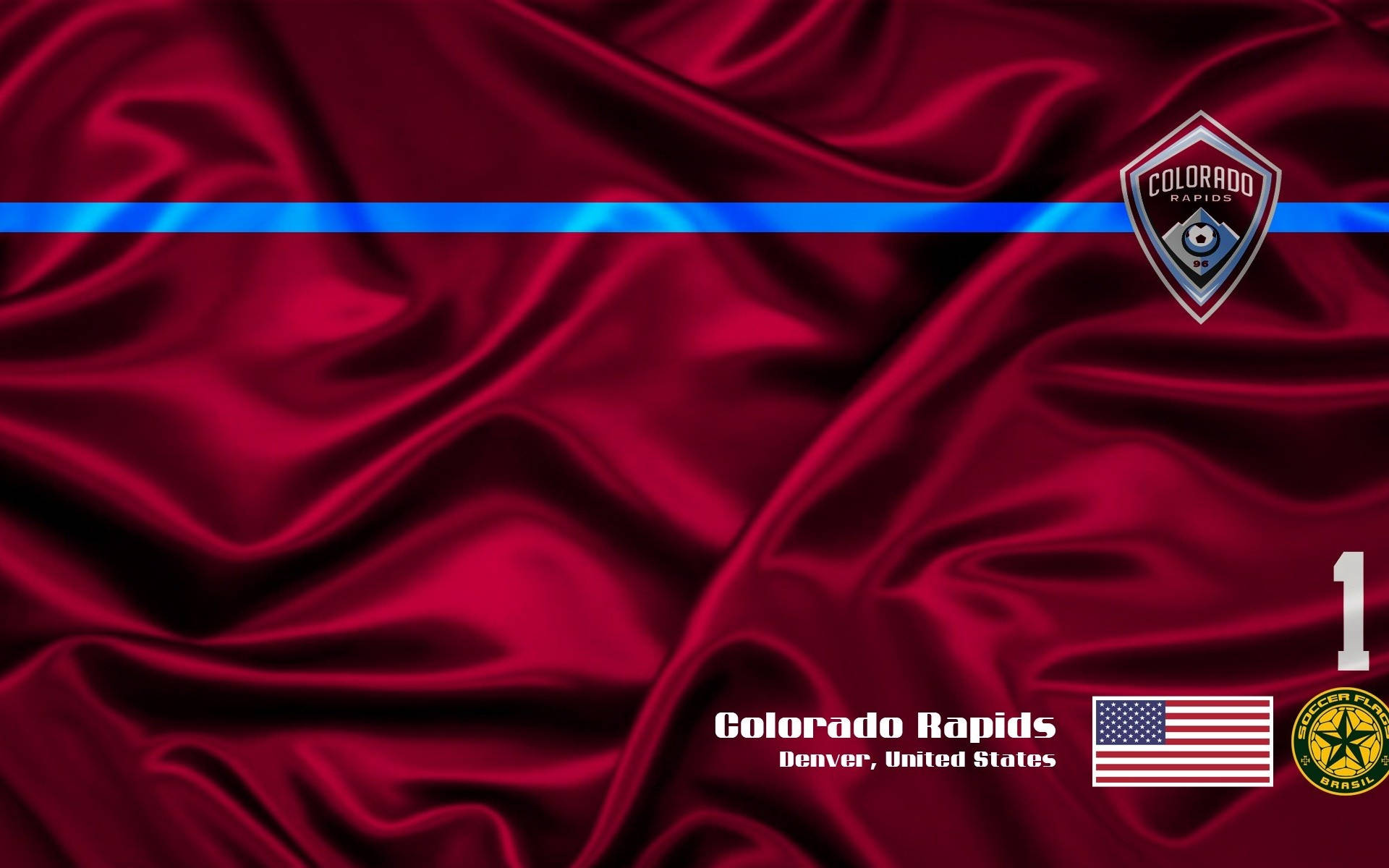 Coloresicónicos Del Logotipo De Los Colorado Rapids Fondo de pantalla