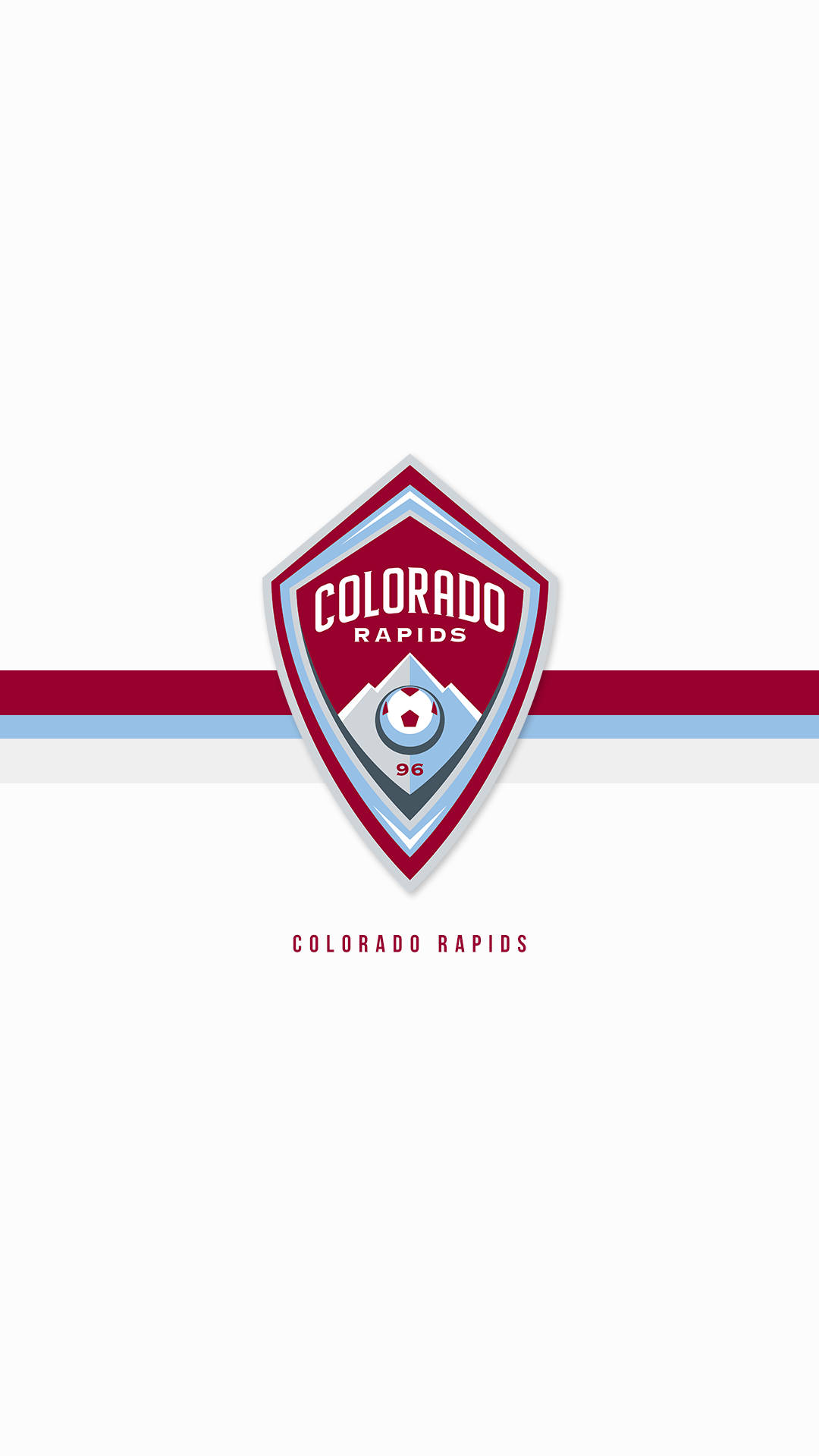 Colorado Rapids Simpelt Logo Dekoration Tapet Wallpaper