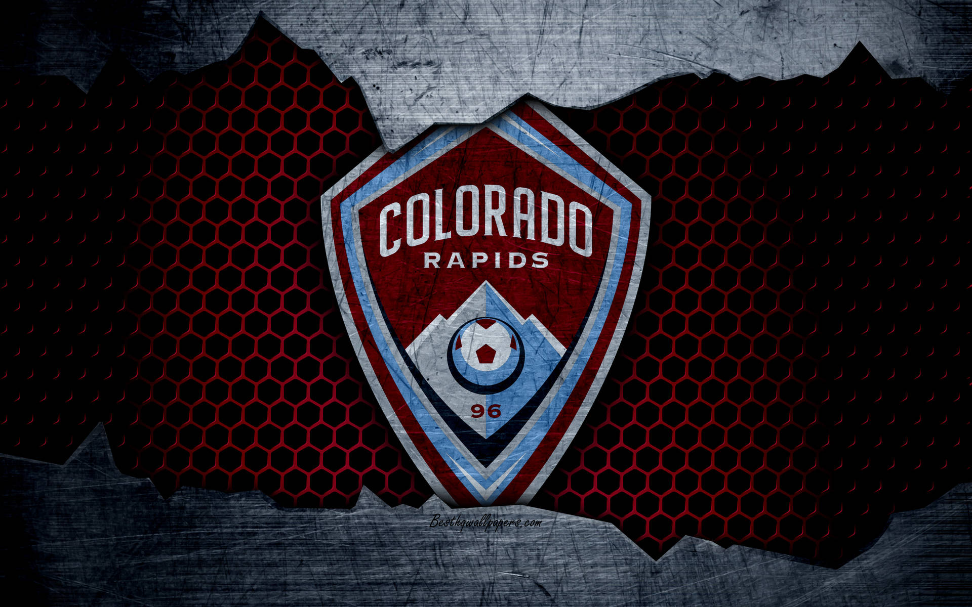 Colorado Rapids teaser logo tapet Wallpaper