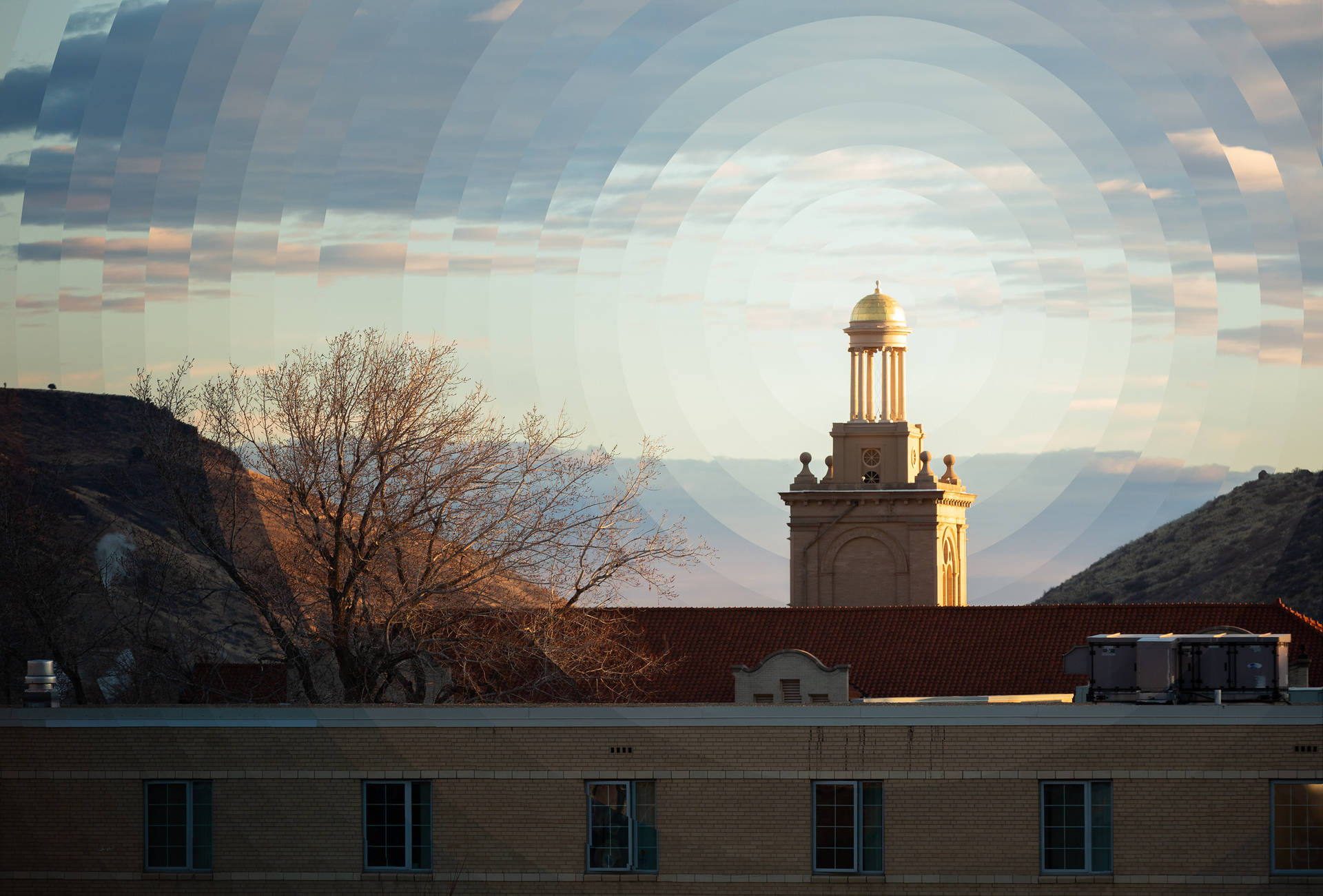 Colorado School Of Mines Tower-centered Wallpaper
