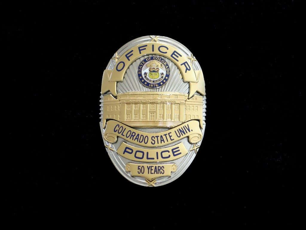 Colorado State University Police Badge Wallpaper