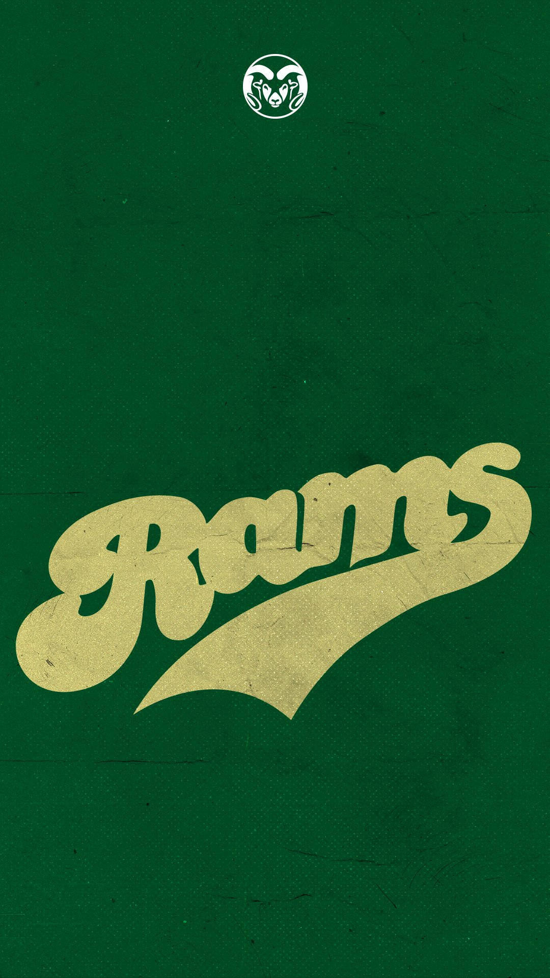 Coloradostate University Rams Logo Verde Fondo de pantalla