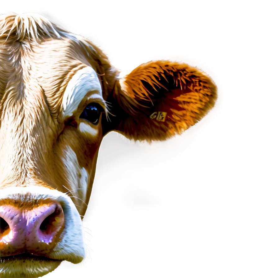 Colored Cow Face Png 19 PNG