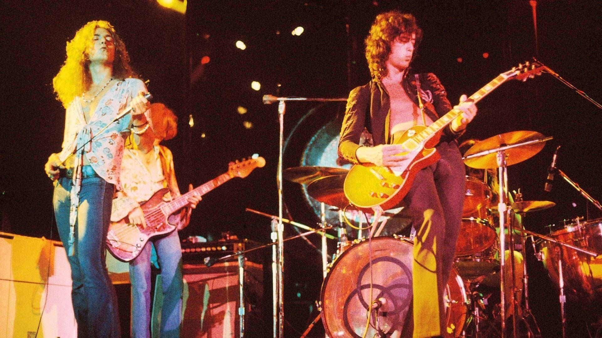 Colored Image Led Zeppelin Picture