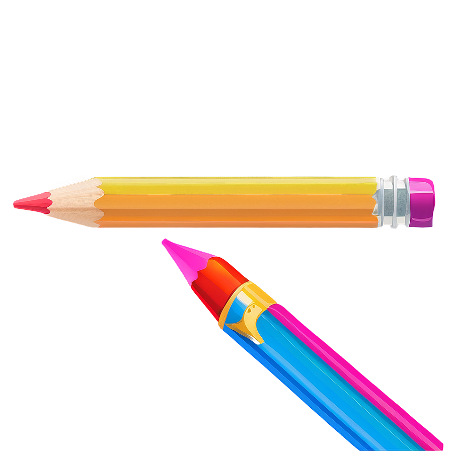 Colored Pencil Crayons Png 75 PNG