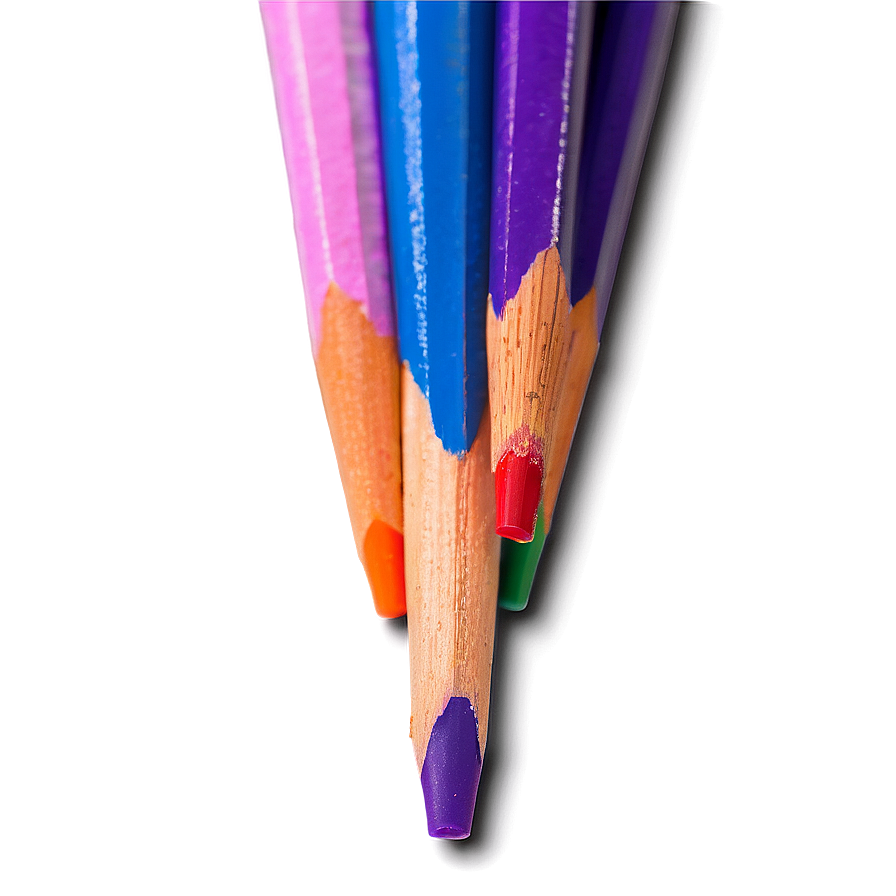 Colored Pencil Crayons Png Vuf PNG