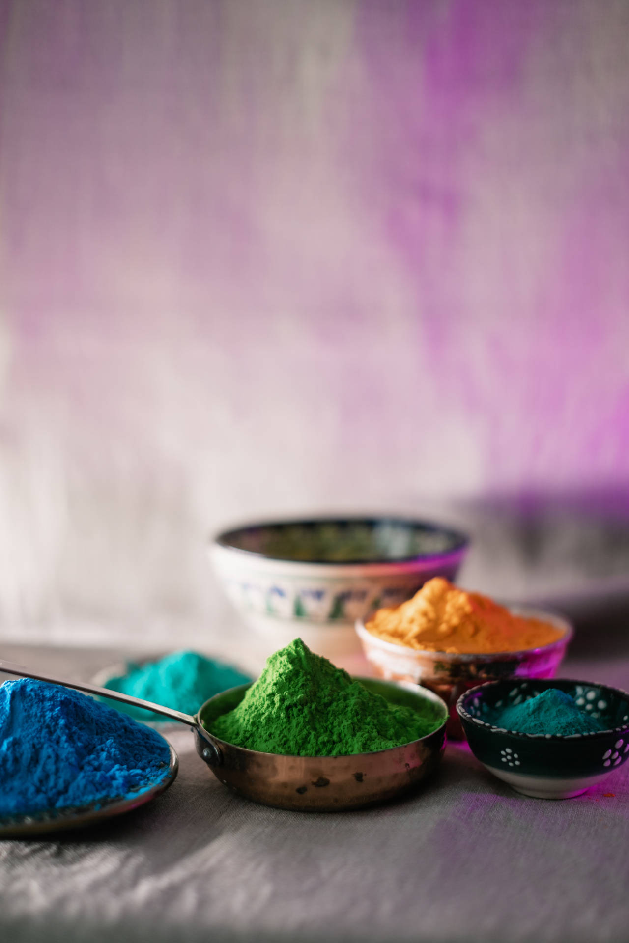 Colored Powder Happy Holi HD Wallpaper