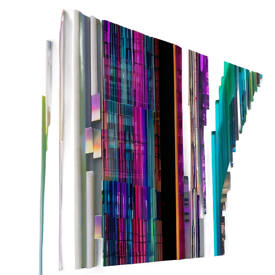 Colored Scanlines Effect Png 06202024 PNG