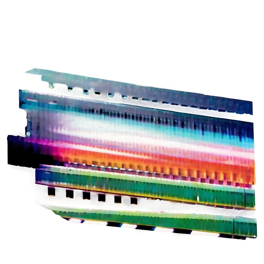 Colored Scanlines Effect Png 06202024 PNG