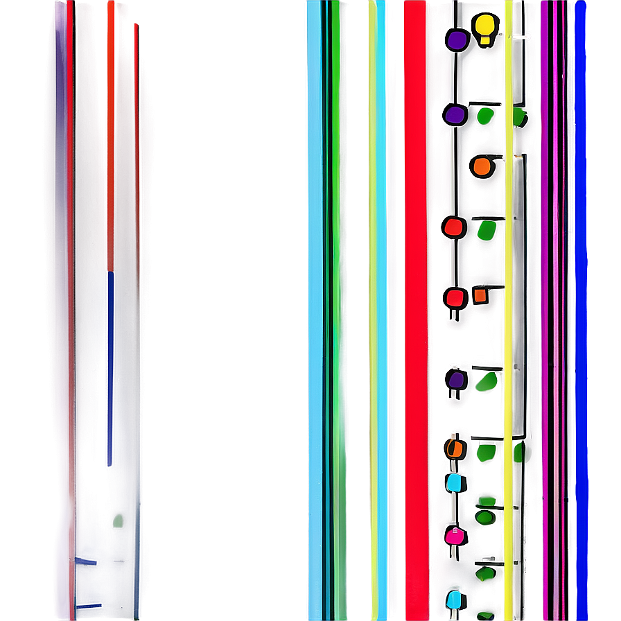 Colored Vertical Line Graphic Png 06132024 PNG