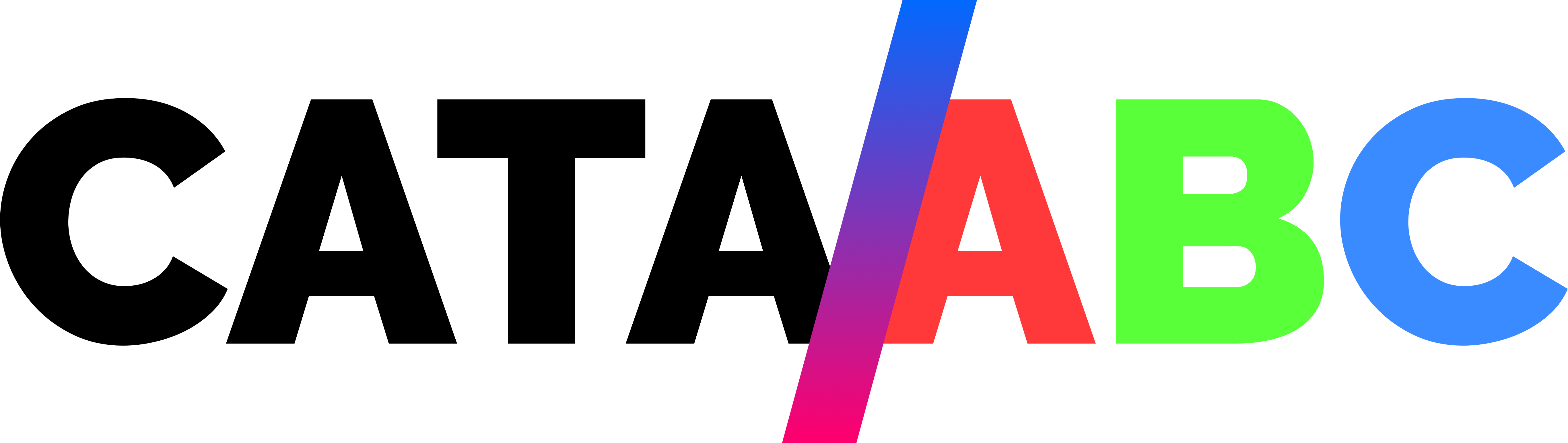 Colorful A B C Logo Design PNG