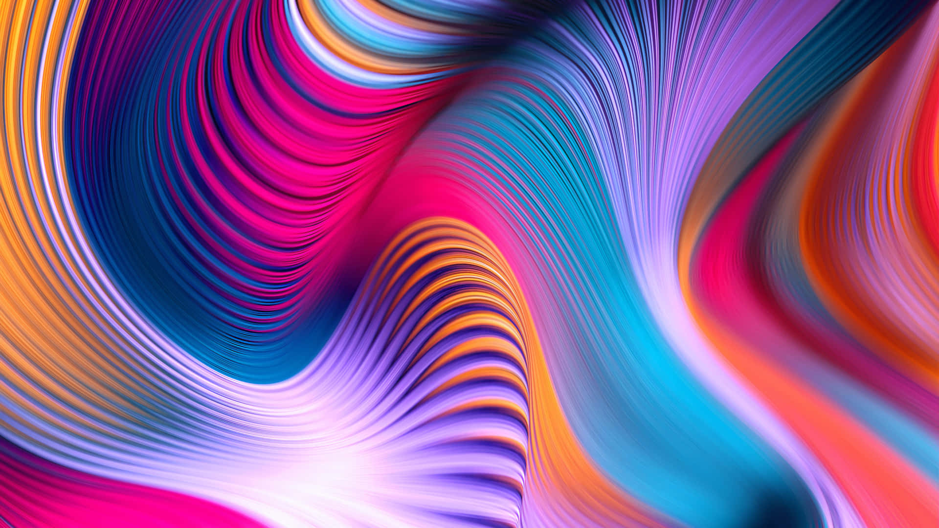 Vibrant Colorful Abstract Art Wallpaper