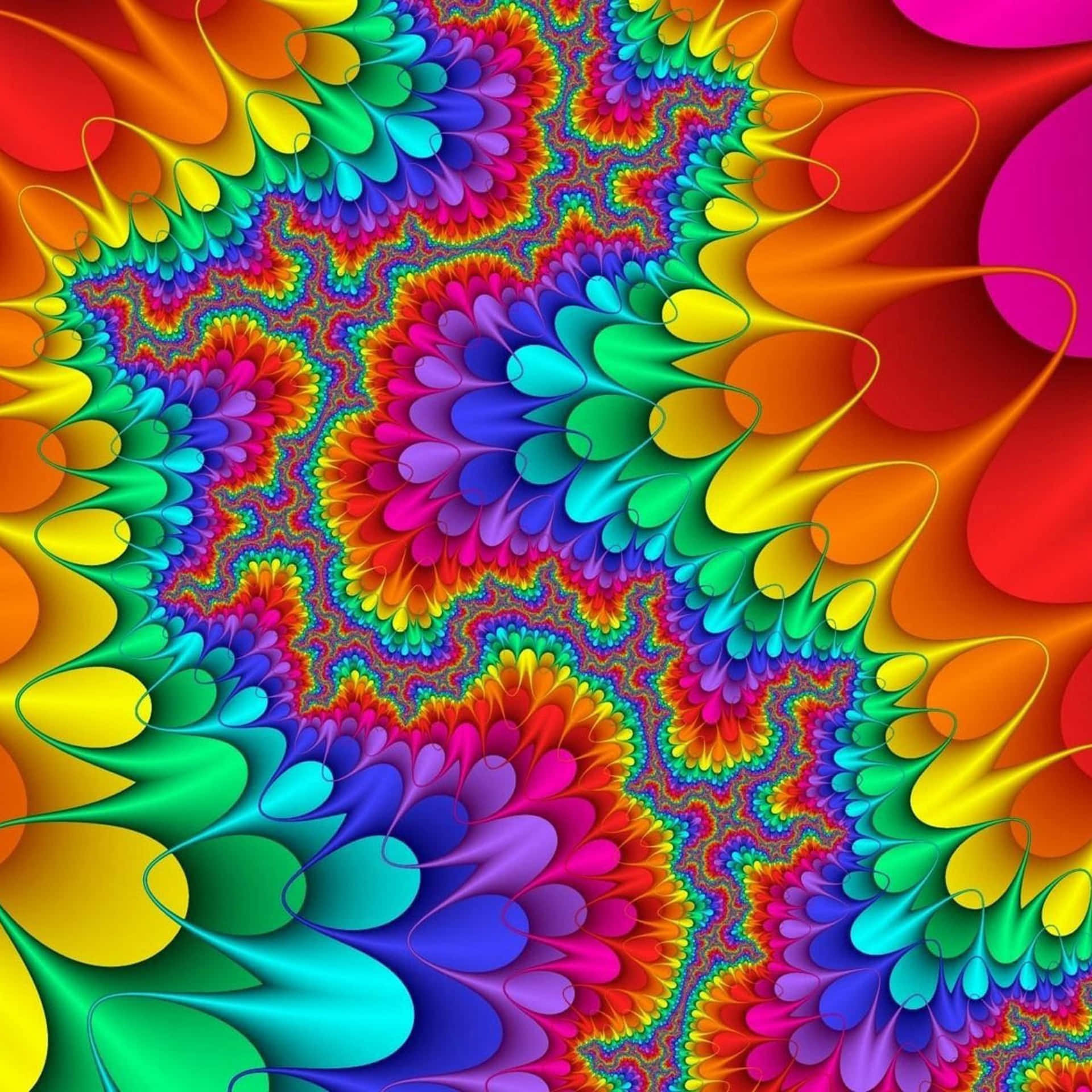 Intricate Colorful Abstract Art Wallpaper