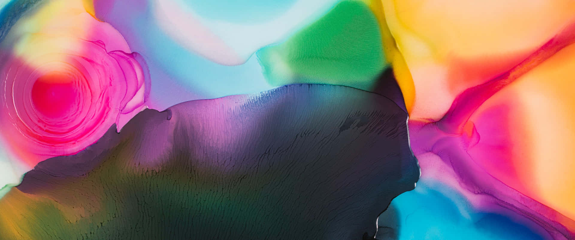 Arteabstracto Colorido En Acuarela. Fondo de pantalla