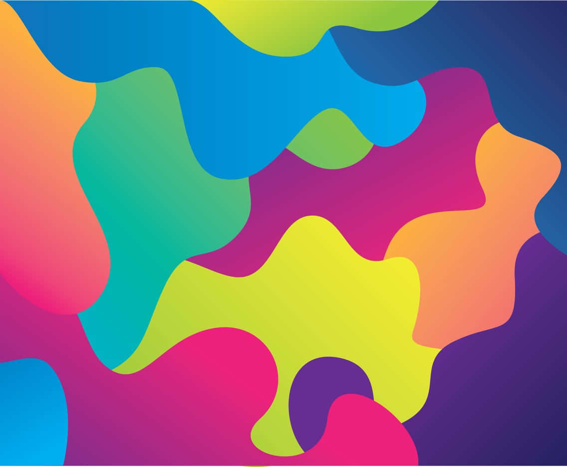 Colorful Abstract Background With Colorful Shapes