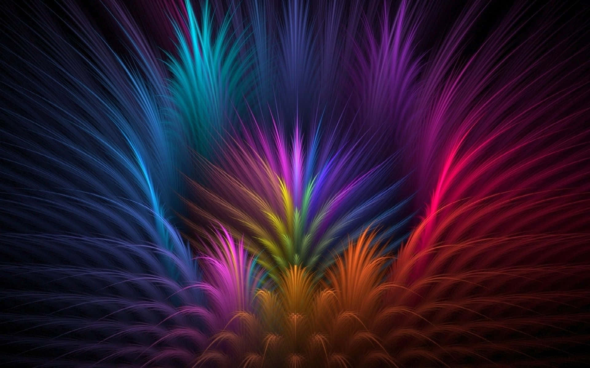 Colorful Abstract Background With Colorful Lights