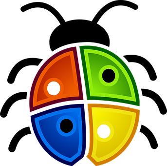 Colorful_ Abstract_ Bug_ Logo PNG