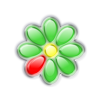 Colorful Abstract Flower Icon PNG