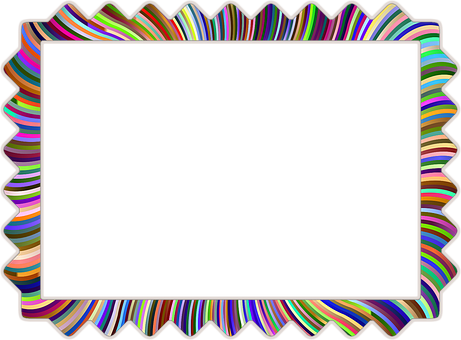 Colorful Abstract Frame PNG