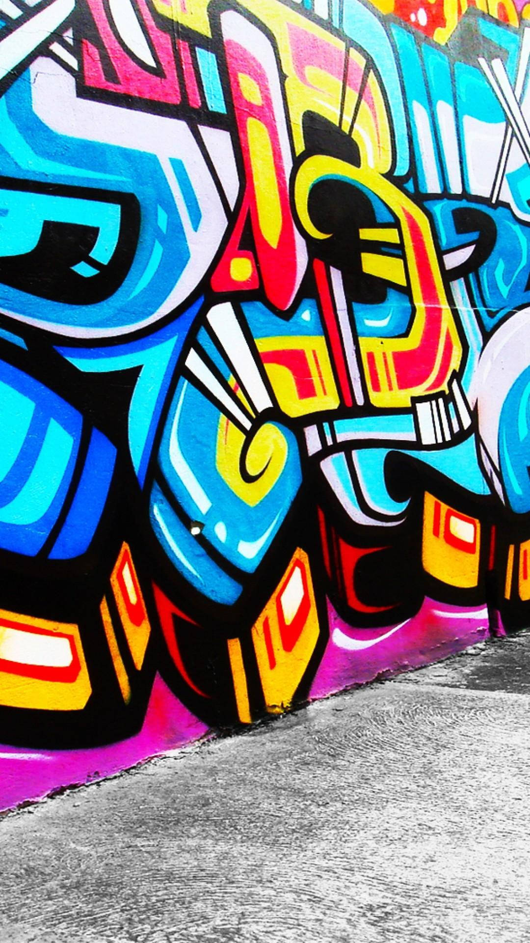 Colorful Abstract Graffiti Iphone Wallpaper