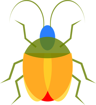 Colorful_ Abstract_ Insect_ Illustration PNG