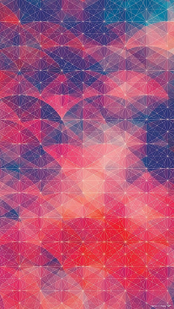 Farverig abstrakt iOS 6 Wallpaper