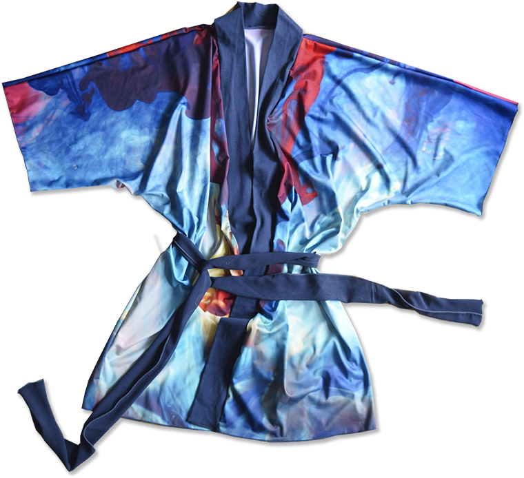 Colorful Abstract Kimono PNG