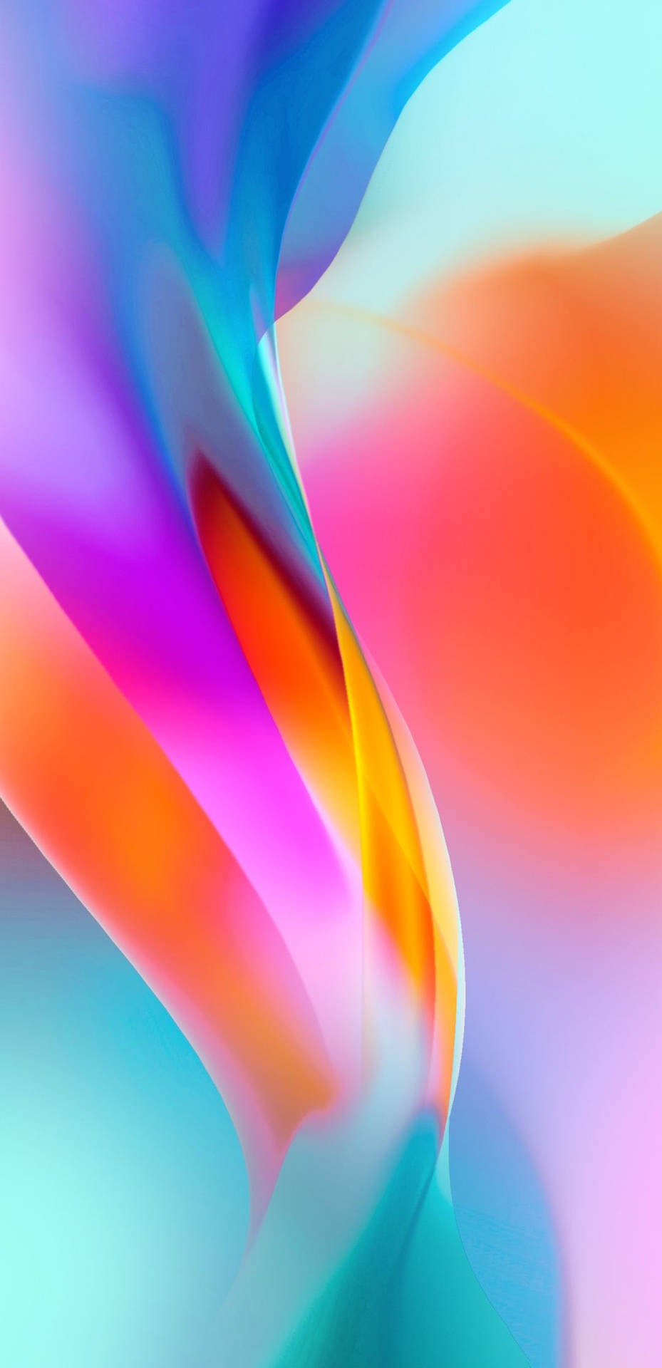 Vibrant Abstract Artwork on OnePlus 9R Screen Wallpaper
