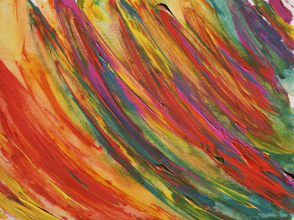 Colorful Abstract Painting Desktop Wallpaper