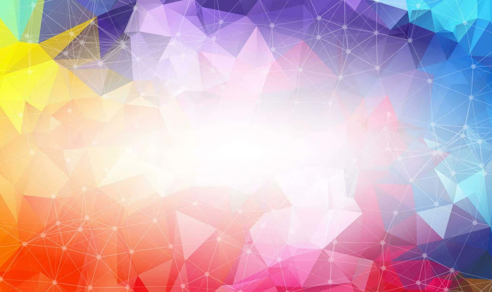 Colorful Abstract Polygon Background Wallpaper