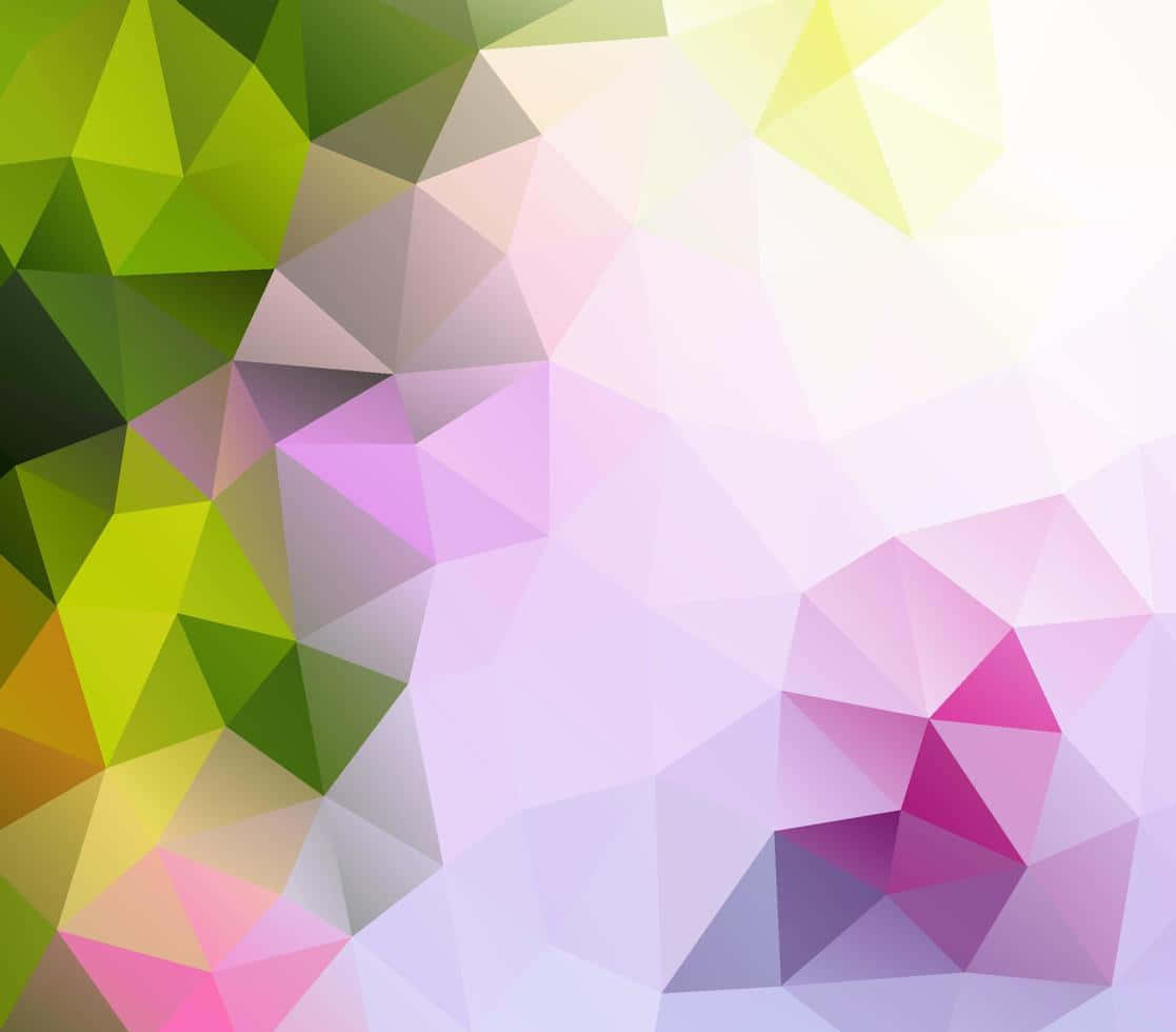 Colorful Abstract Polygon Background Wallpaper