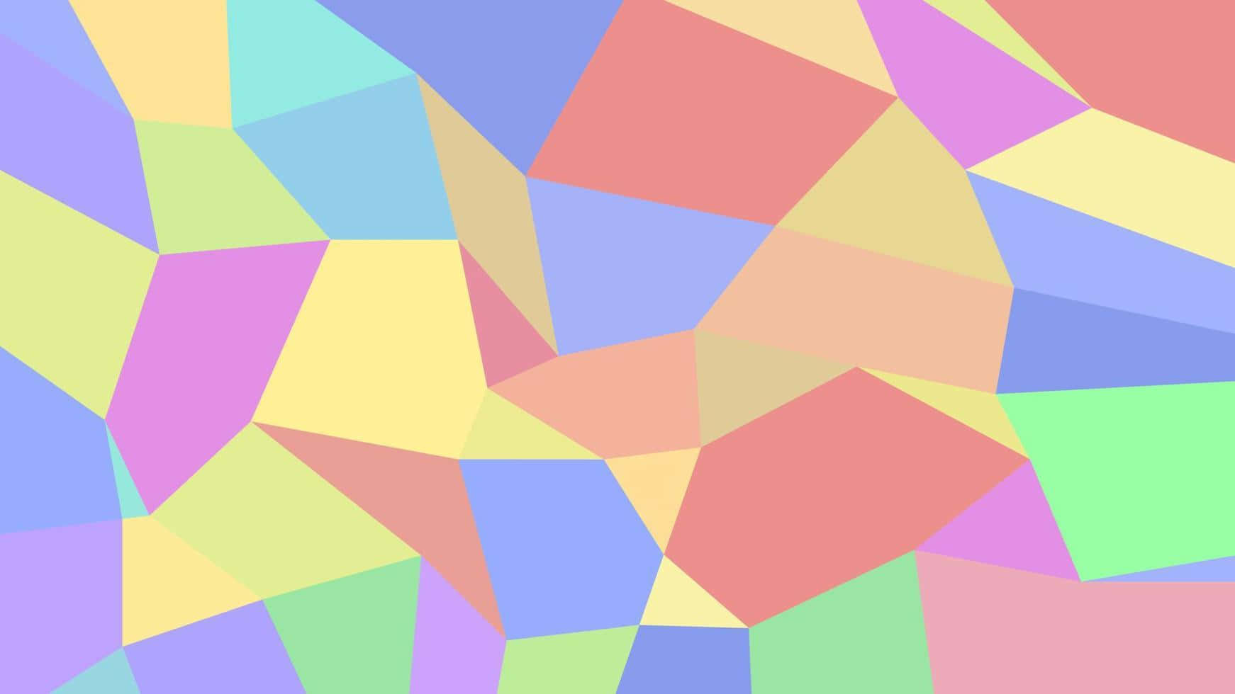 Colorful Abstract Polygon Background Wallpaper