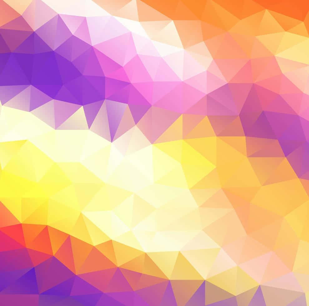 Colorful Abstract Polygon Background Wallpaper