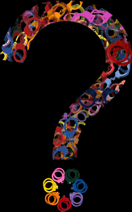 Colorful Abstract Question Mark PNG