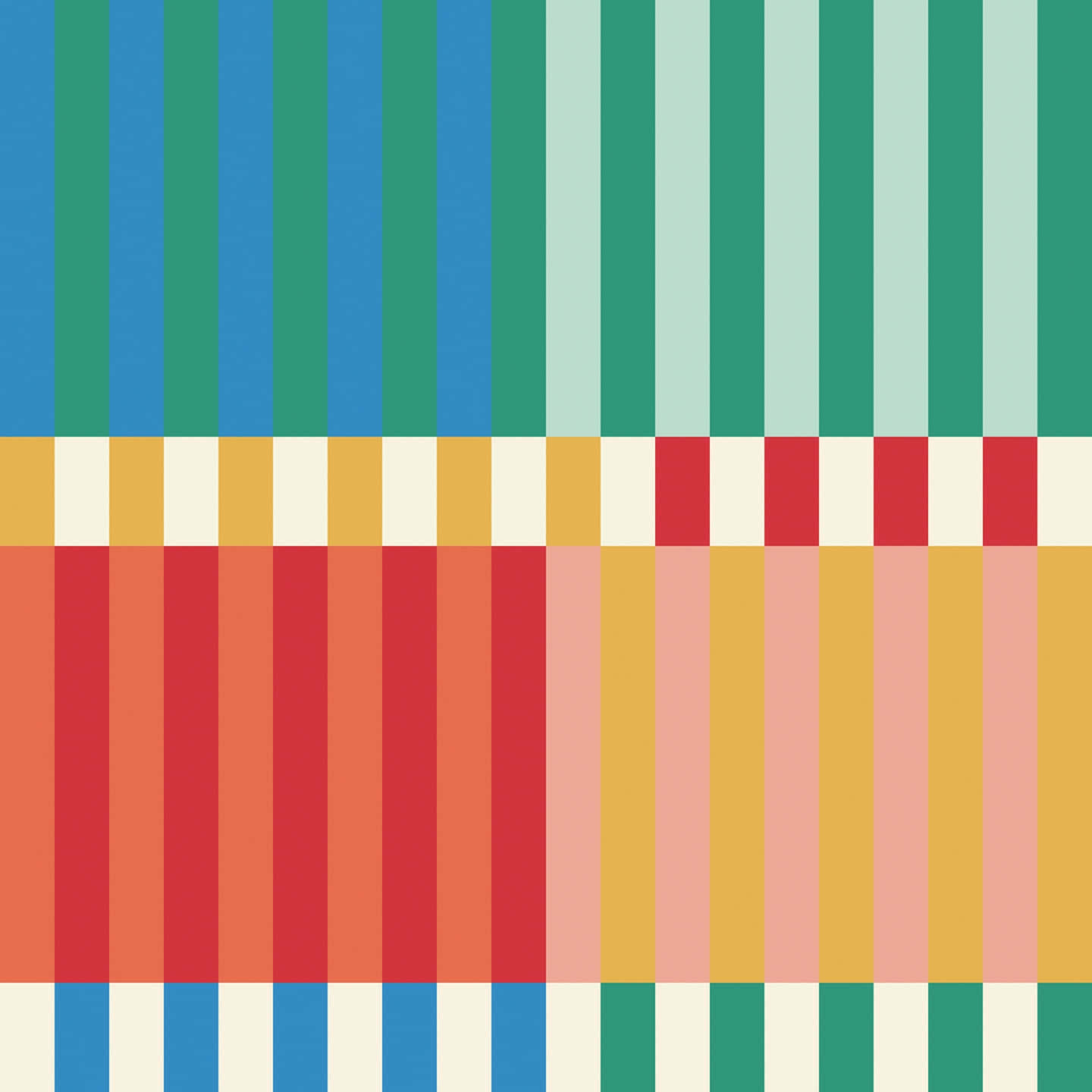 Colorful Abstract Stripes Wallpaper