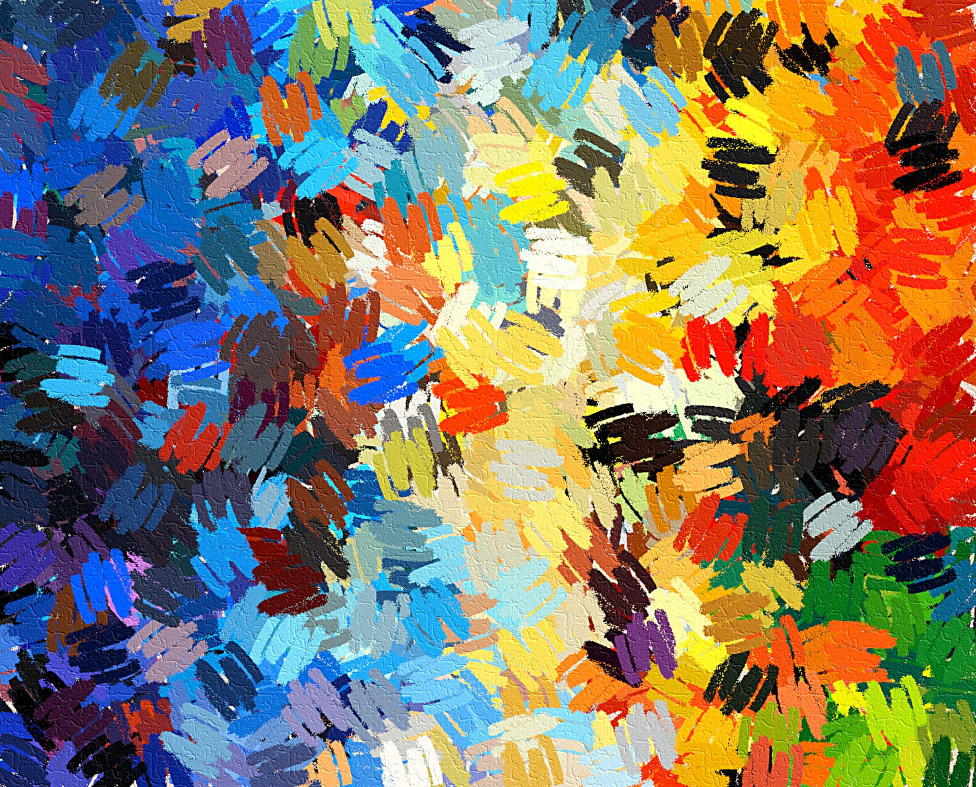 Colorful Abstract Texture Painting Wallpaper