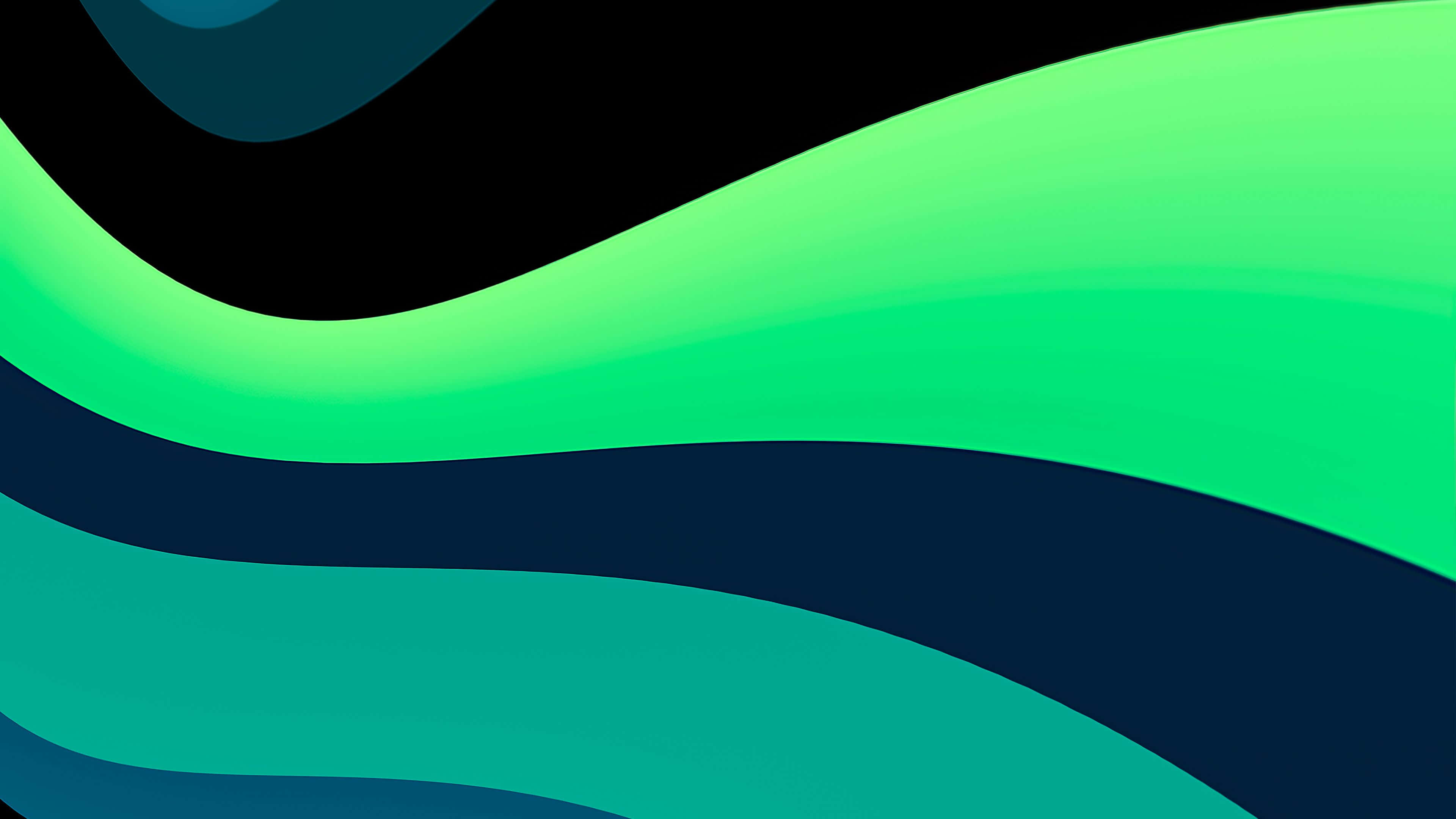 Colorful Abstract Wave In 4k Resolution Wallpaper