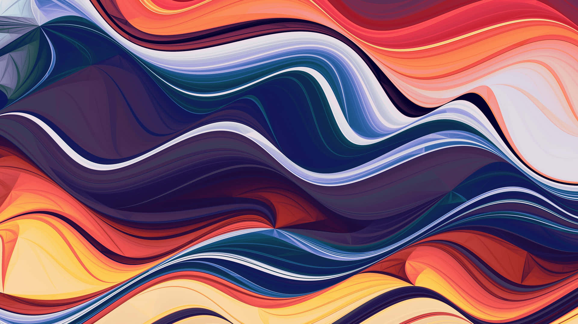 Colorful_ Abstract_ Waves Wallpaper