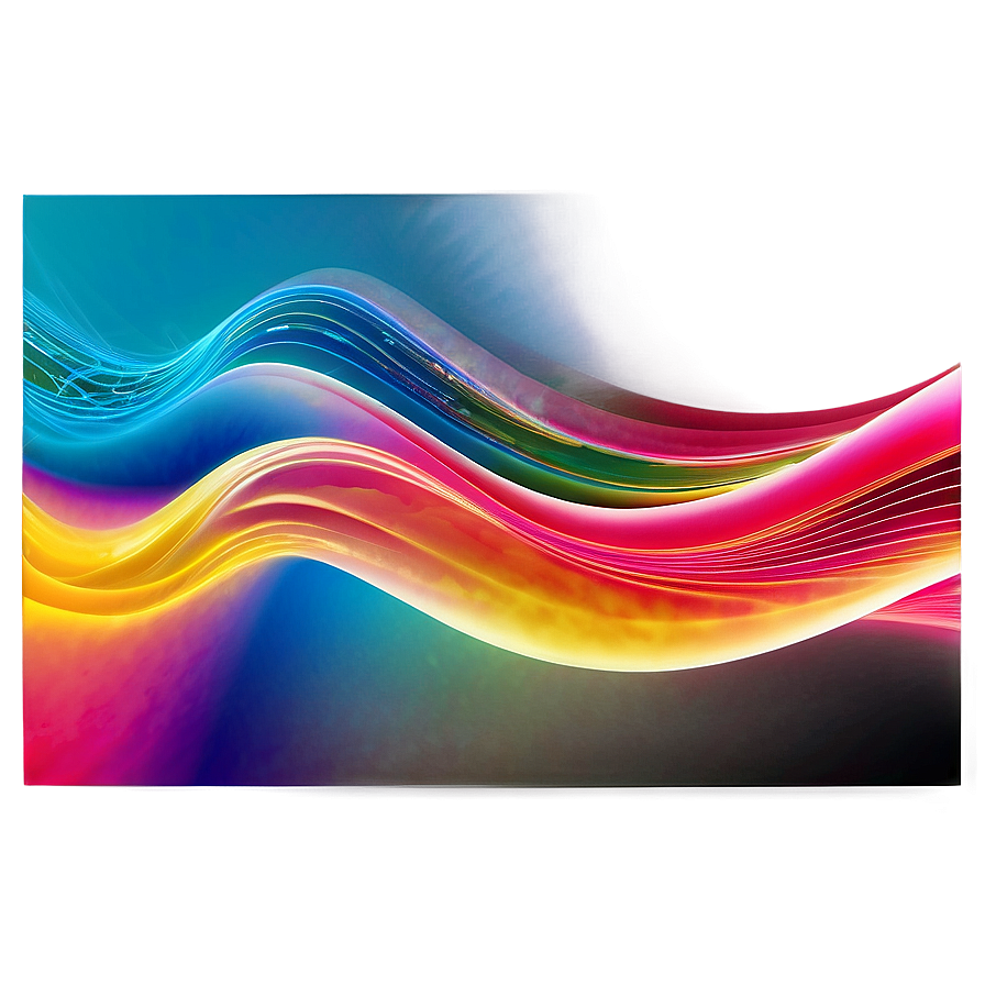 Download Colorful Abstract Waves Png Nlm77 | Wallpapers.com