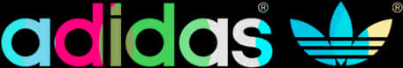 Colorful Adidas Logo Variation PNG