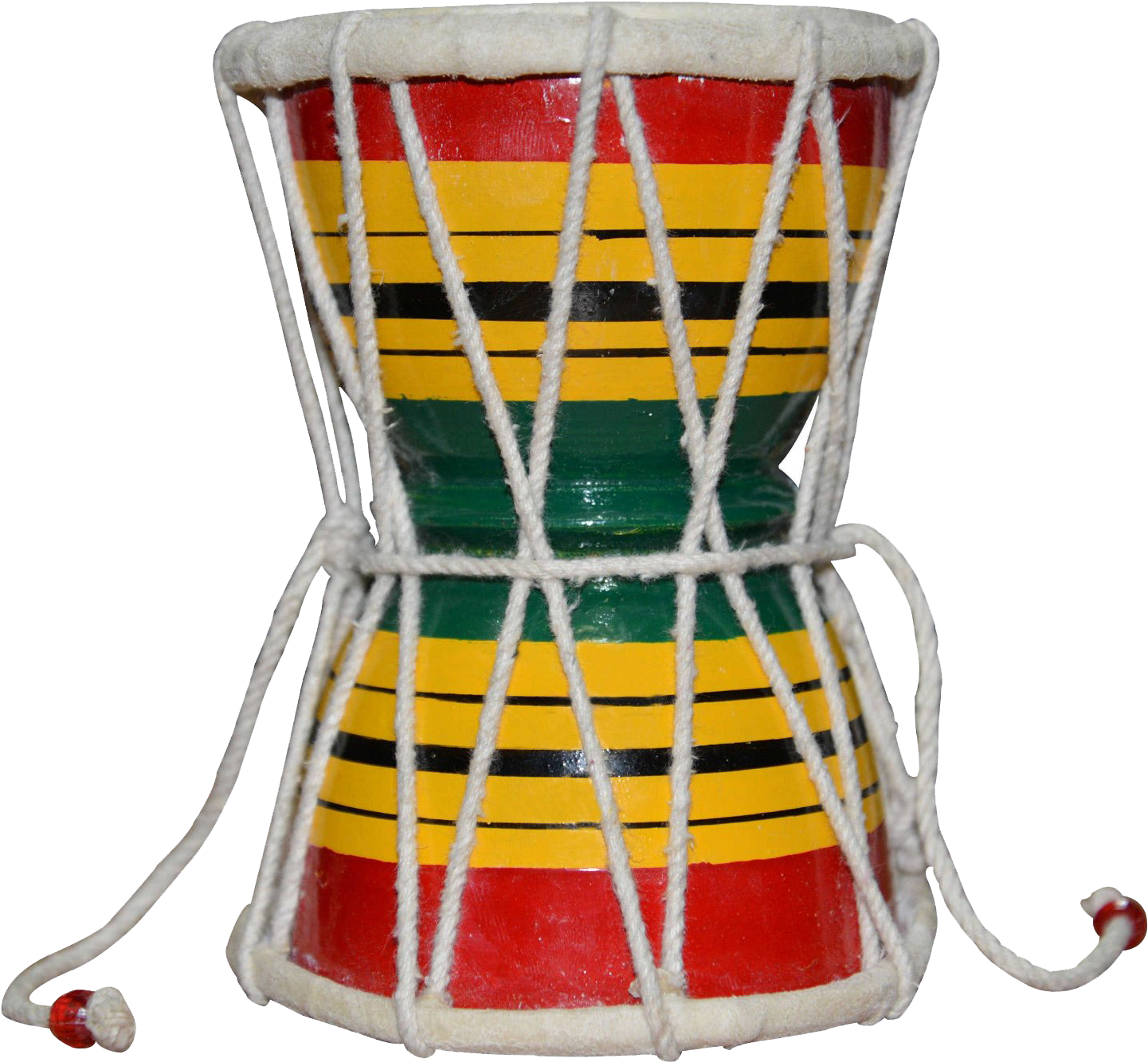 Colorful African Djembe Drum PNG