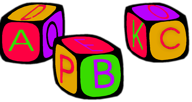 Colorful Alphabet Blocks PNG