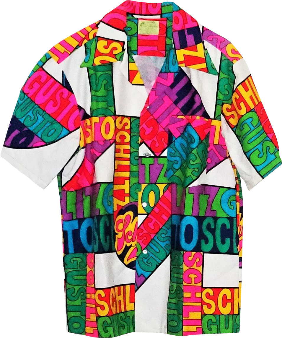 Colorful Alphabet Pattern Shirt PNG