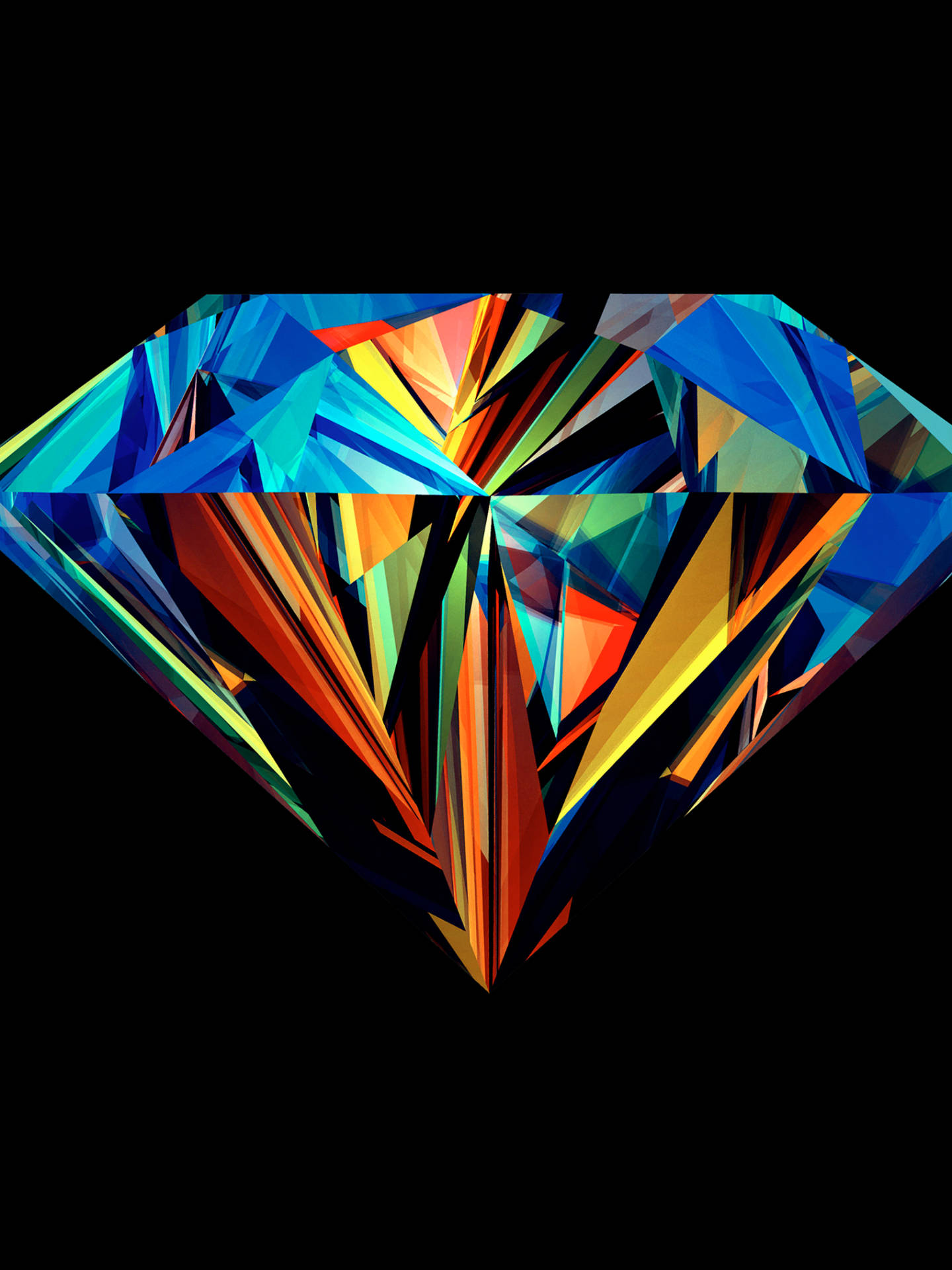 Arteabstracto De Diamante Colorido Amoled Fondo de pantalla