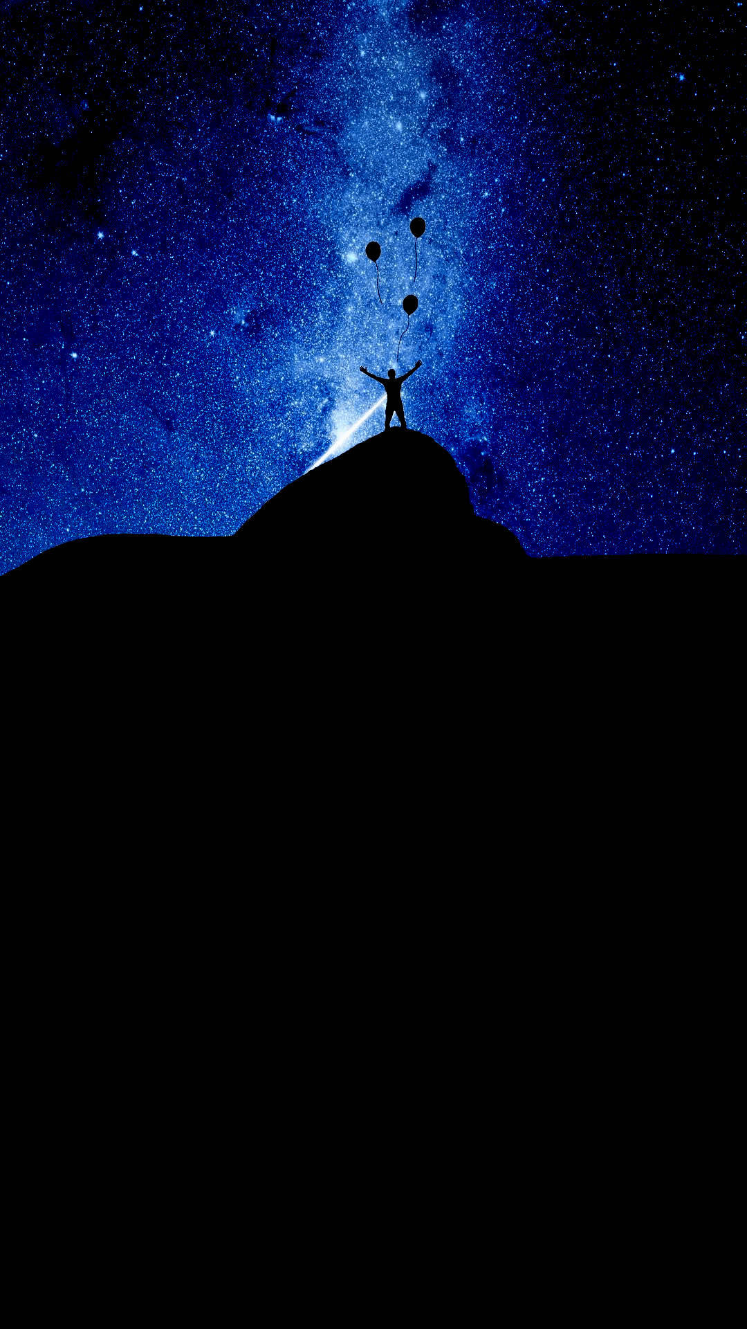 A Person Standing On A Hill Wallpaper