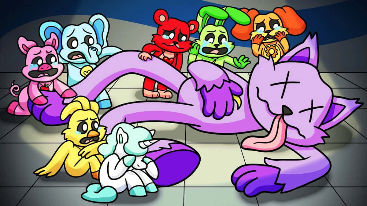 Colorful_ Animated_ Critters_ Having_ Fun.jpg Wallpaper